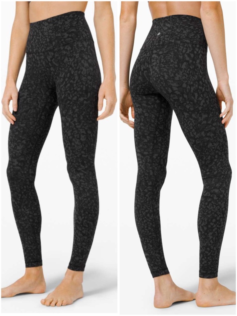 Lululemon Align Pant in Wild Thing Camo Deep Coal Multi Tall Length